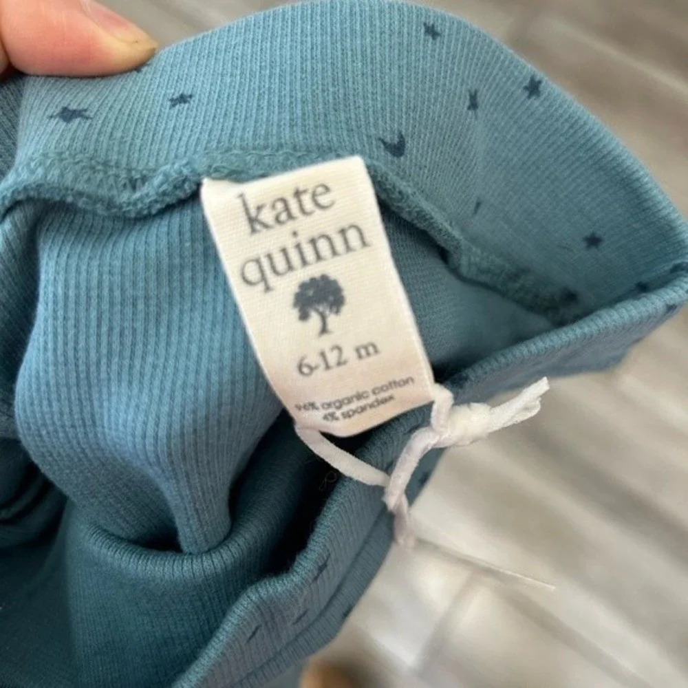 NWT Blue Kate Quinn Ribbed Retro Bloomer With Stars